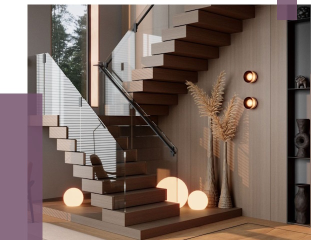 Изготовление и монтаж лестниц в Кирове от 86403 руб. | ПРОЛЁТ-Кро