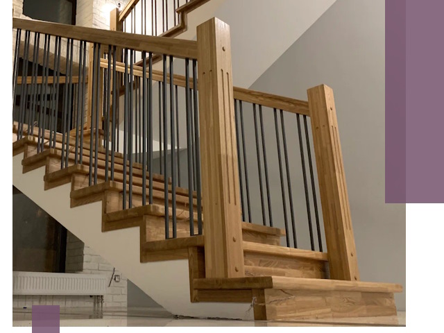 Реставрация деревянных и металлических лестниц в Кирове