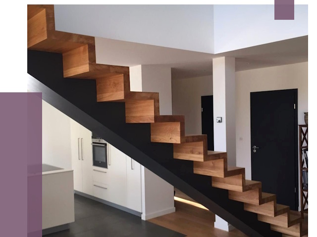 Изготовление деревянных лестниц в Кирове от 86403 руб. | ПРОЛЁТ-Кро