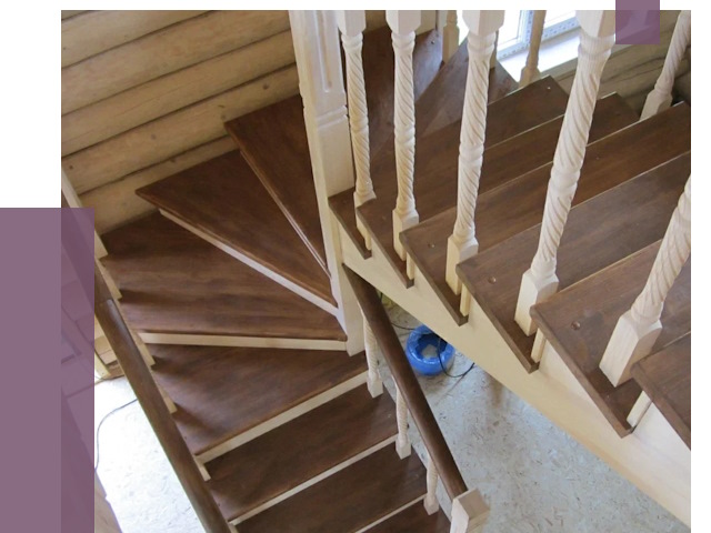 Реставрация деревянных лестниц в Кирове от 4269 руб.