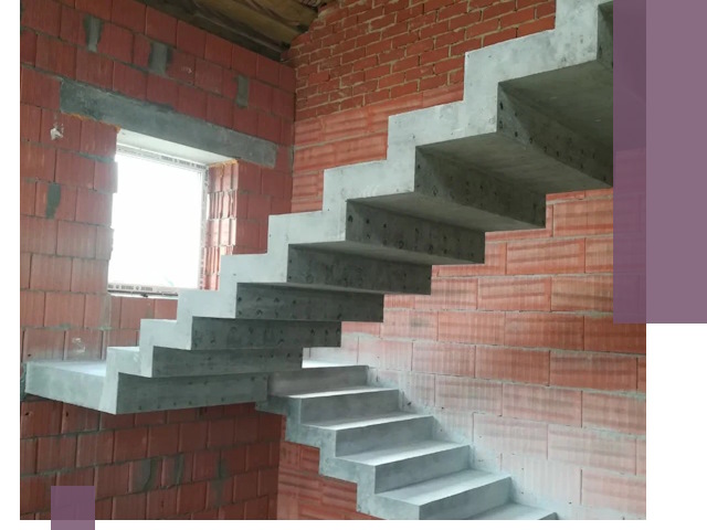 Бетонные лестницы под ключ в Кирове: монтаж, демонтаж, ремонт