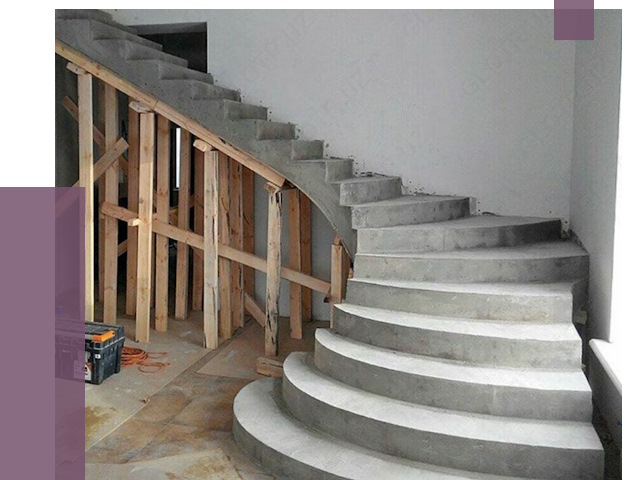 Изготовление бетонных лестниц под ключ в Кирове от 19822 руб. | ПРОЛЁТ-Кро