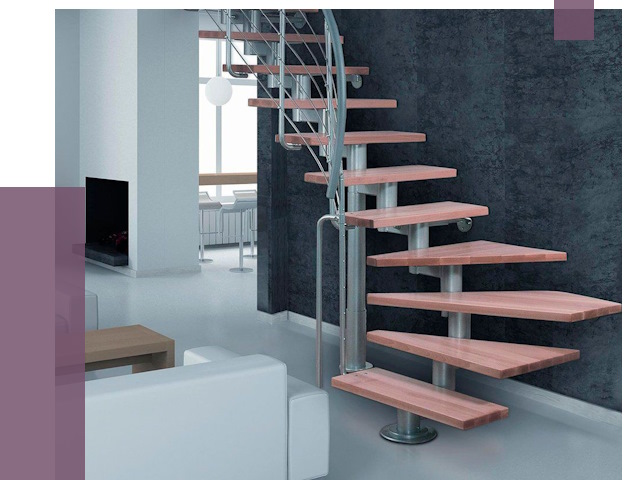 Модульные лестницы в Кирове от 16772 руб. — купить в ПРОЛЁТ-Кро