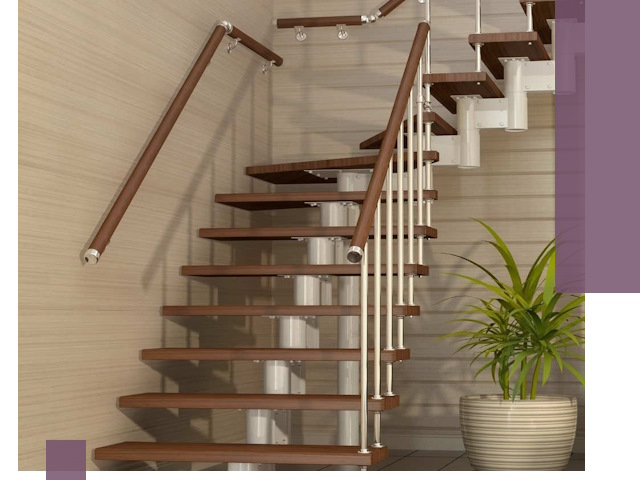 Изготовление модульных лестниц под ключ в Кирове