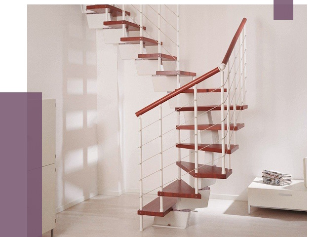 Изготовление лестниц на больцах в Кирове от 9657 руб. | ПРОЛЁТ-Кро
