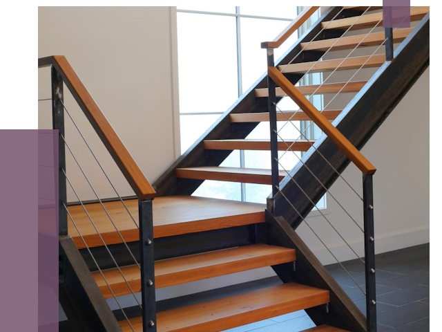 Изготовление лестниц на металлокаркасе в Кирове от 18805 руб. | ПРОЛЁТ-Кро