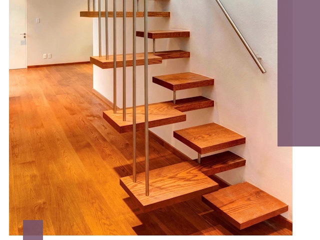 Лестницы «гусиный шаг» на заказ в Кирове для узких пространств