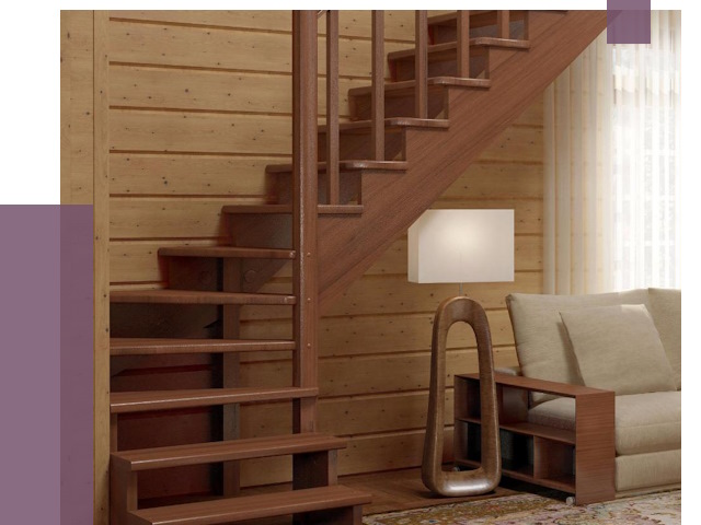 Лестницы эконом класса в Кирове от 18145 руб. бюджетные решения