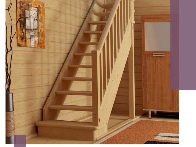 Лестницы эконом класса под ключ в Кирове — недорого и быстро