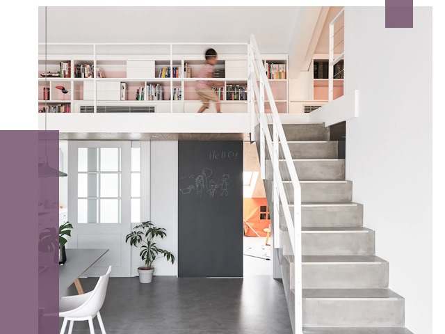 Лестницы для двухуровневой квартиры в Кирове от 175346 руб. | ПРОЛЁТ-Кро