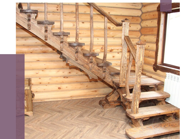 Лестницы в баню в Кирове от 19009 руб. — изготовление | ПРОЛЁТ-Кро