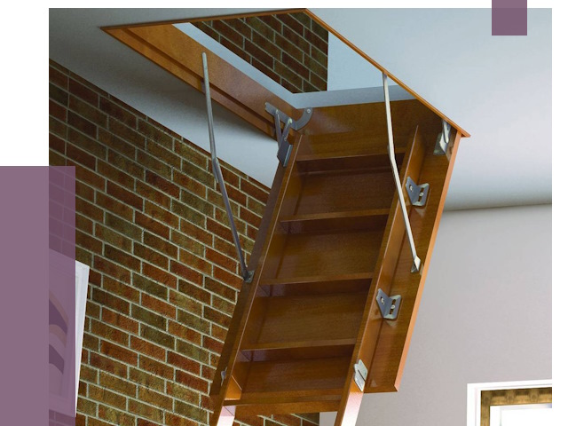 Установка чердачной лестницы в Кирове от 7776 руб. | ПРОЛЁТ-Кро