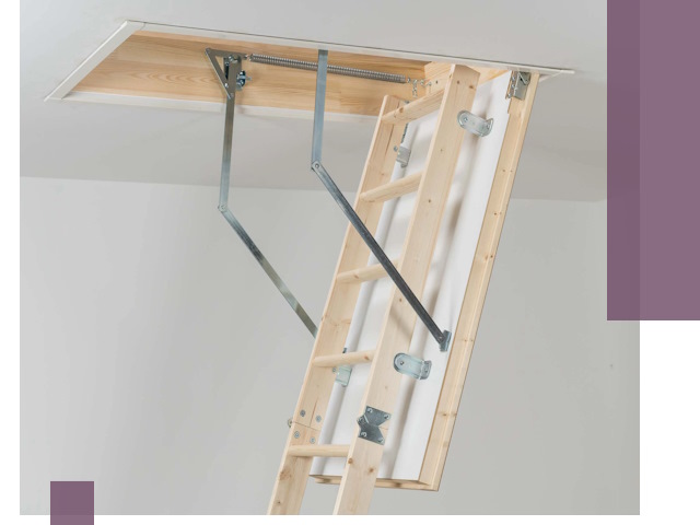 Установка чердачной лестницы под ключ в Кирове