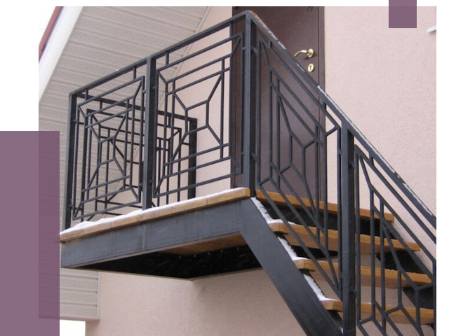Металлические перила в Кирове от 4269 руб.  | ПРОЛЁТ-Кро