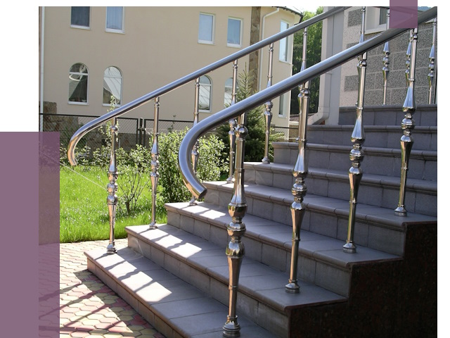 Перила для крыльца в Кирове от 10673 руб. — монтаж ПРОЛЁТ-Кро