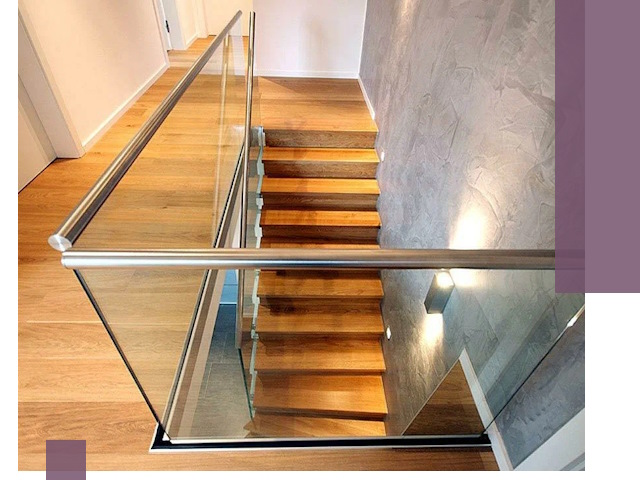 Перила для лестницы в доме — изготовление и монтаж в Кирове