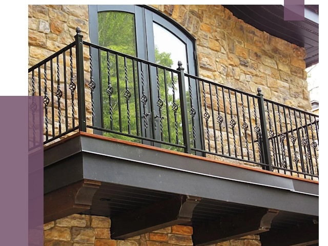 Балконные ограждения в Кирове от 7980 руб. — купить | ПРОЛЁТ-Кро