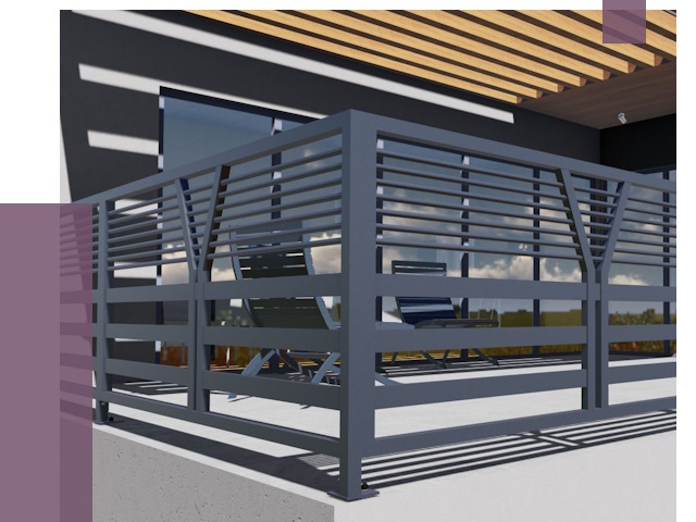 Изготовление балконных ограждений в Кирове от 10673 руб. | ПРОЛЁТ-Кро