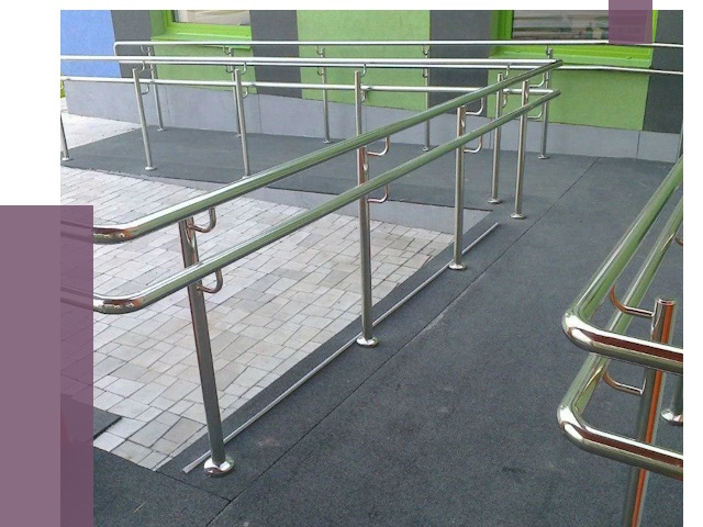 Ограждения пандусов в Кирове от 4320 руб. монтаж | ПРОЛЁТ-Кро