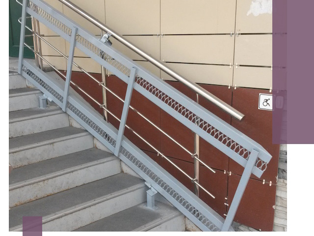 Изготовление откидных пандусов под ключ в Кирове