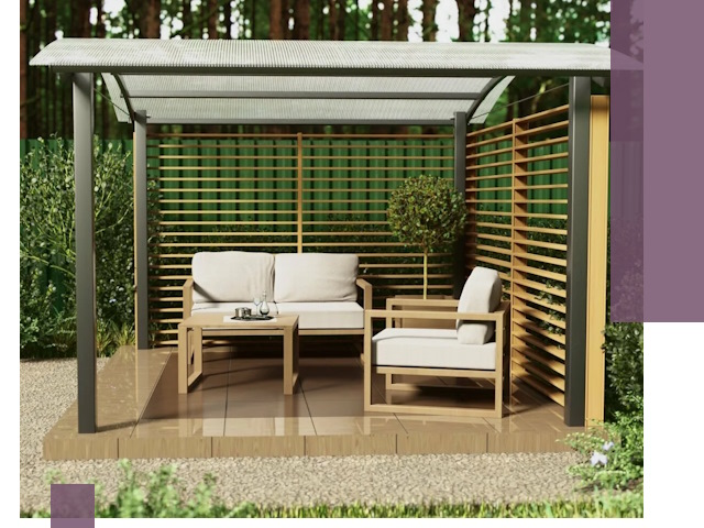 Навесы для дачи в Кирове: изготовление, монтаж и демонтаж