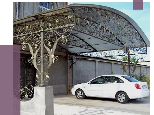 Кованые навесы в Кирове от 14485 руб. | ПРОЛЁТ-Кро