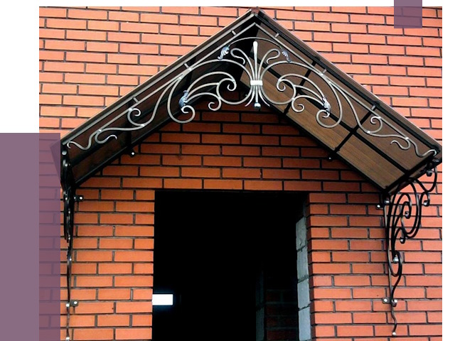 Металлические козырьки в Кирове от 10622 руб. 