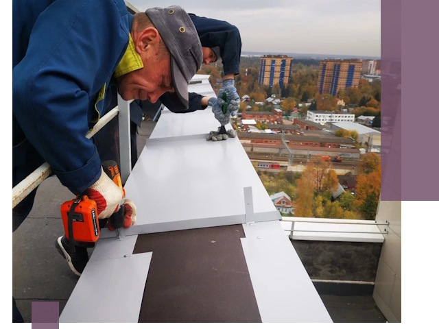 Монтаж парапетов в Кирове — установка прочных металлических ограждений