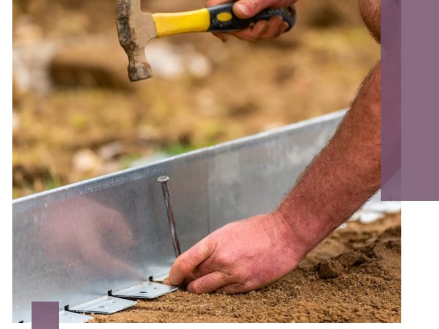 Монтаж металлических бордюров в Кирове быстро и качественно