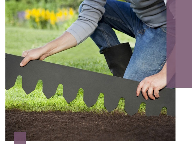 Металлические бордюры для газона в Кирове — изготовление и монтаж