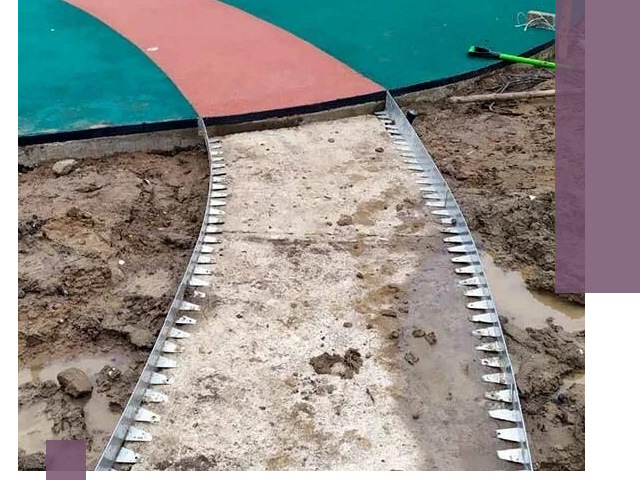 Металлические бордюры для дорожек в Кирове — монтаж и изготовление